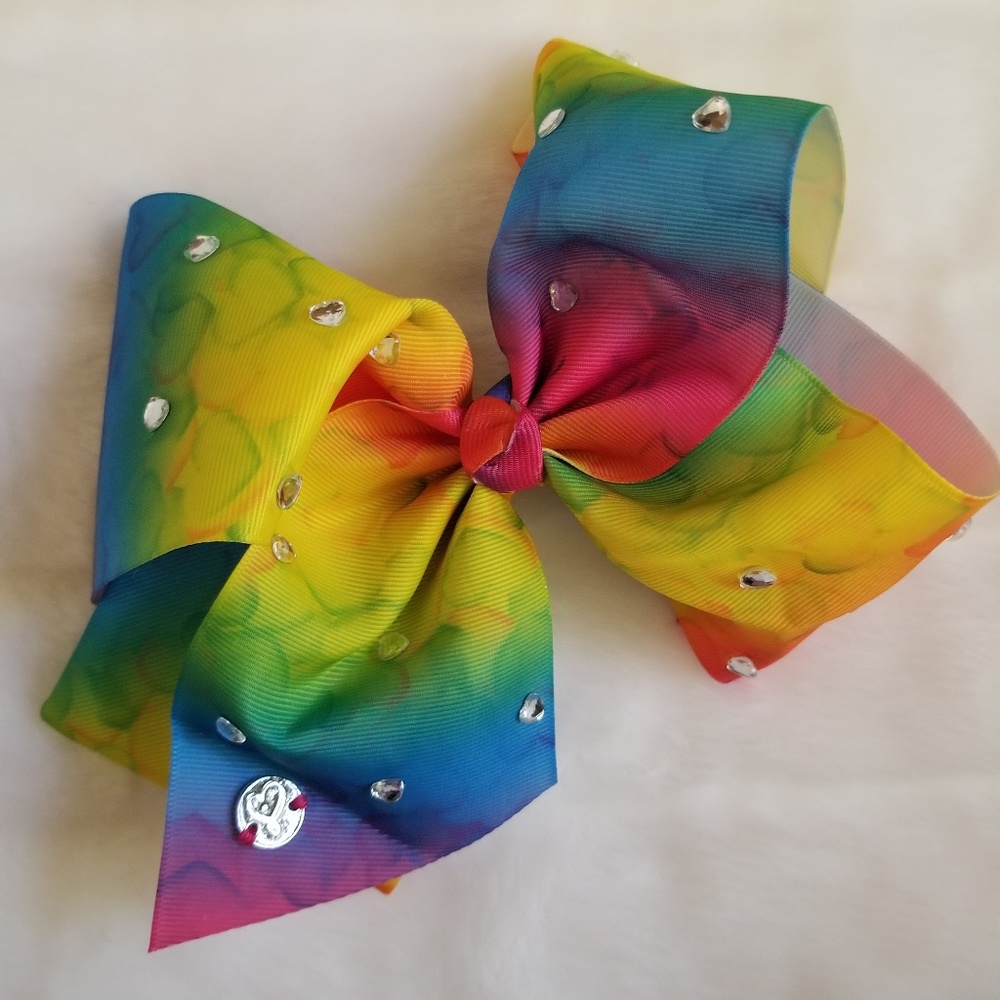 Jojo Siwa Rainbow Jeweled Bow